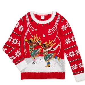 NWT CHRISTMAS SWEATER, UGLY SWEATER 14-16